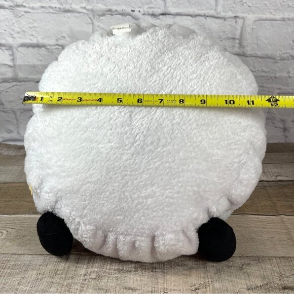 Christmas Holiday 3D Frosty Snowman Plush Pillow Snow Winter White Black Hat VTG - Picture 10 of 14